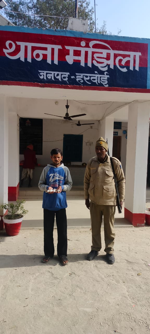 तमंचा सहित एक गिरफ्तार, भेजा गया जेल