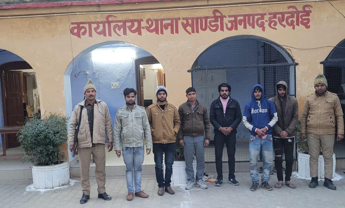 सांडी पुलिस ने 6 जुआरियों को दबोचा,मुकदमा दर्ज