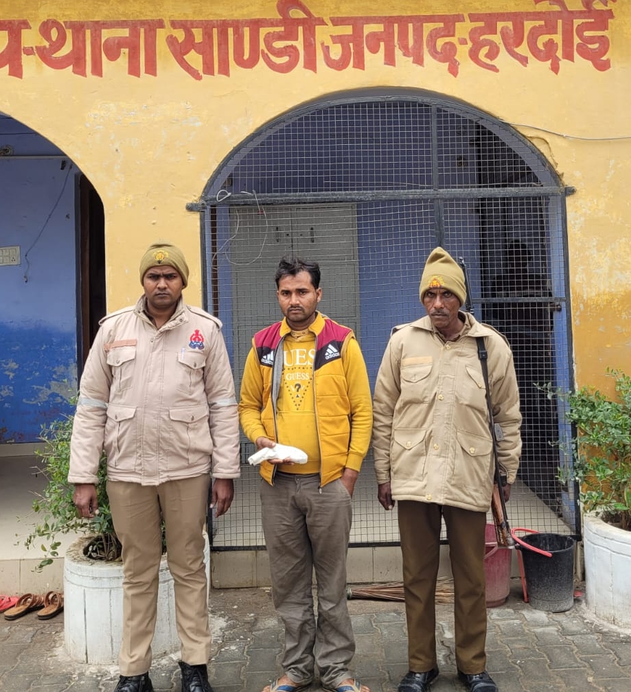 सांडी पुलिस ने तमंचे सहित युवक को गिरफ्तार कर भेजा जेल