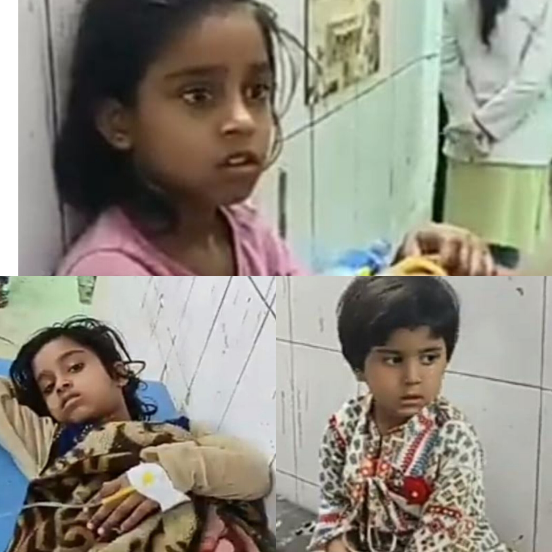 तीन मासूम बच्चों की लड्डू खाने से तबीयत बिगड़ी