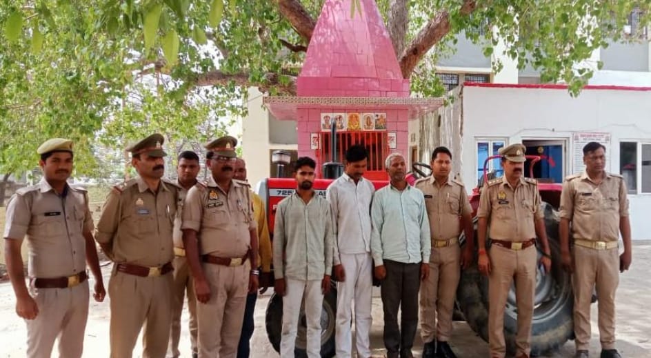 ट्रैक्टर ट्राली लूट कांड का पाली पुलिस ने किया खुलासा, 4 शातिर लुटेरों को गिरफ्तार, 3 फरार