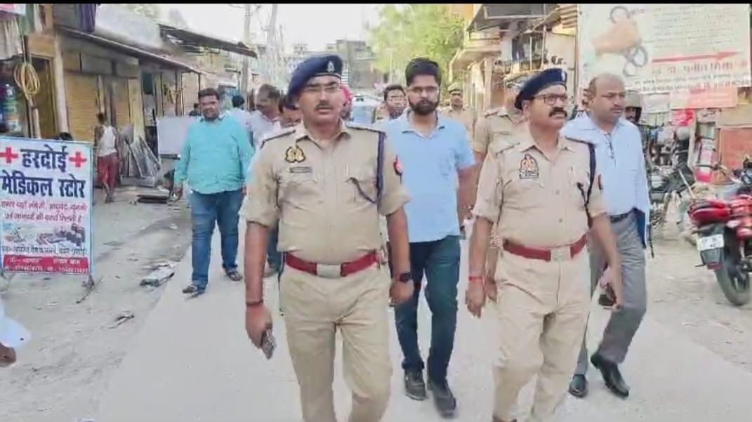 दंगा नियंत्रण के लिए पुलिस का मॉक ड्रिल