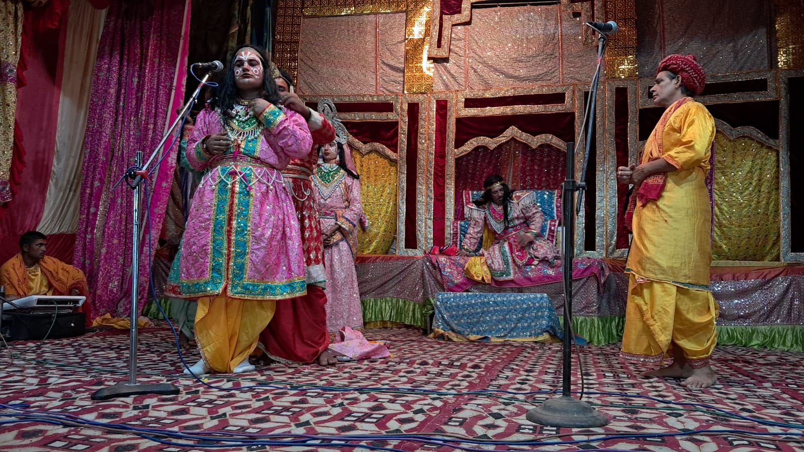 मार्मिक दृश्य देख दर्शक गणों के छलके आँसूराम वनवास, राम, केवट संवाद, दशरथ मरण,