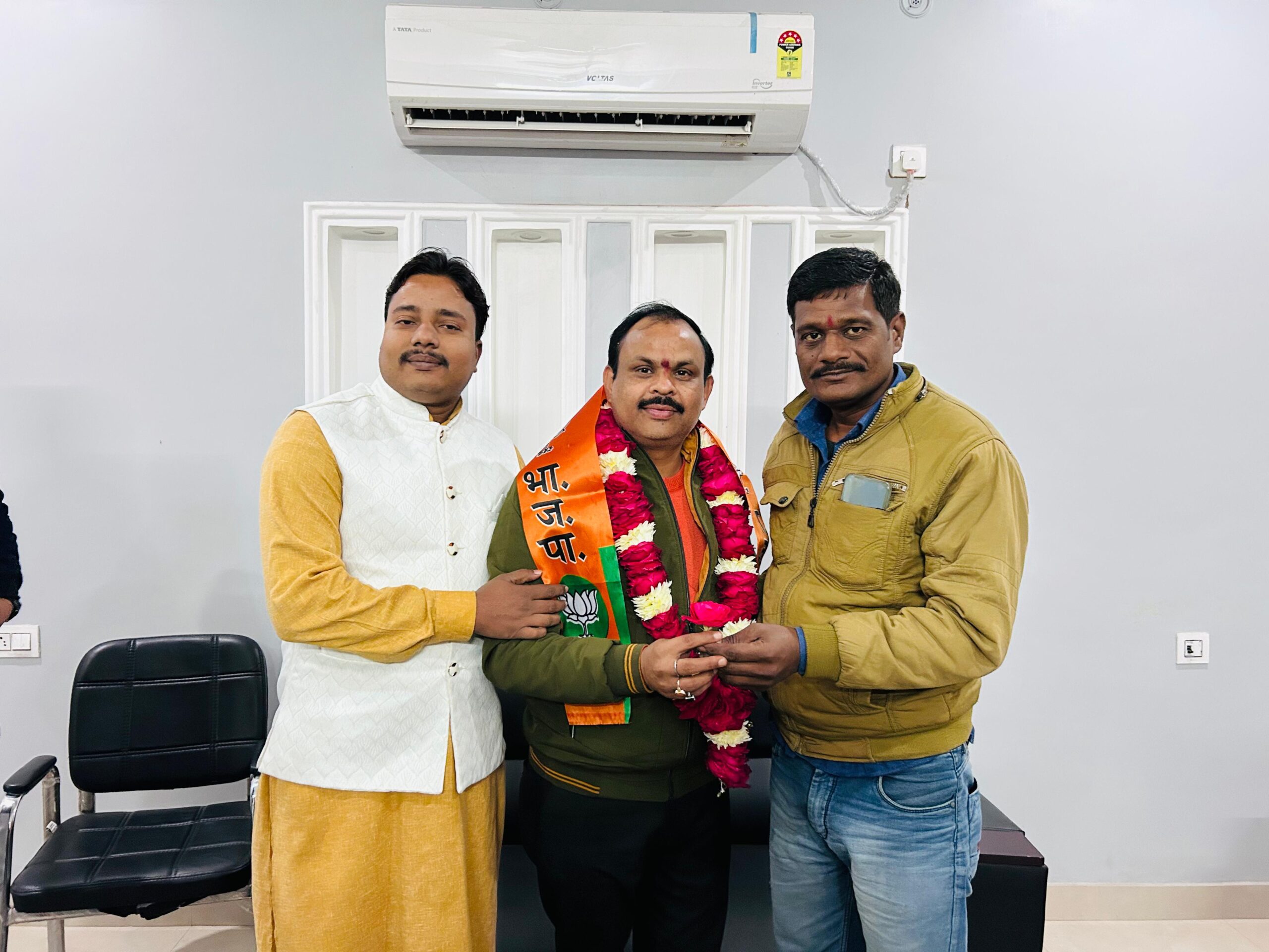 अनिल पांडे पिंटू दोबारा भाजपा के नगर अध्यक्ष मनोनीत