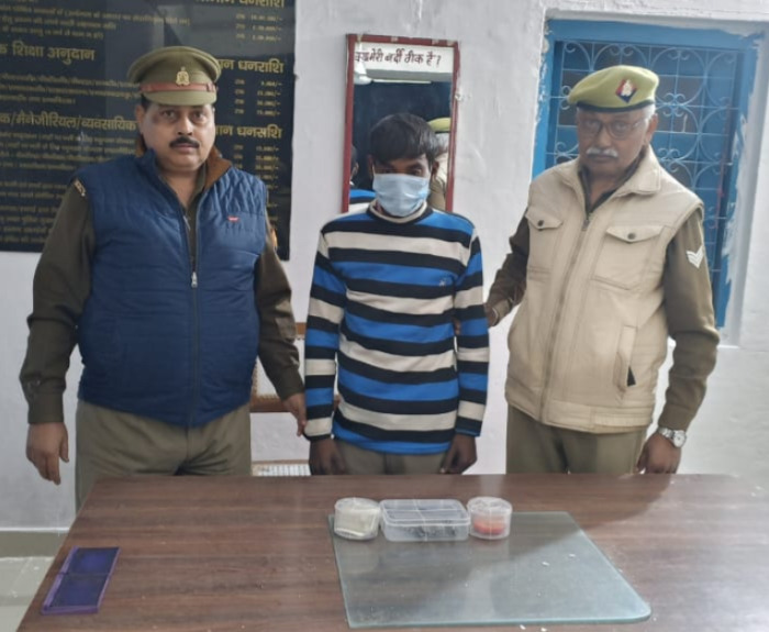चोरी के सामान सहित चोर गिरफ्तार,जेल गया