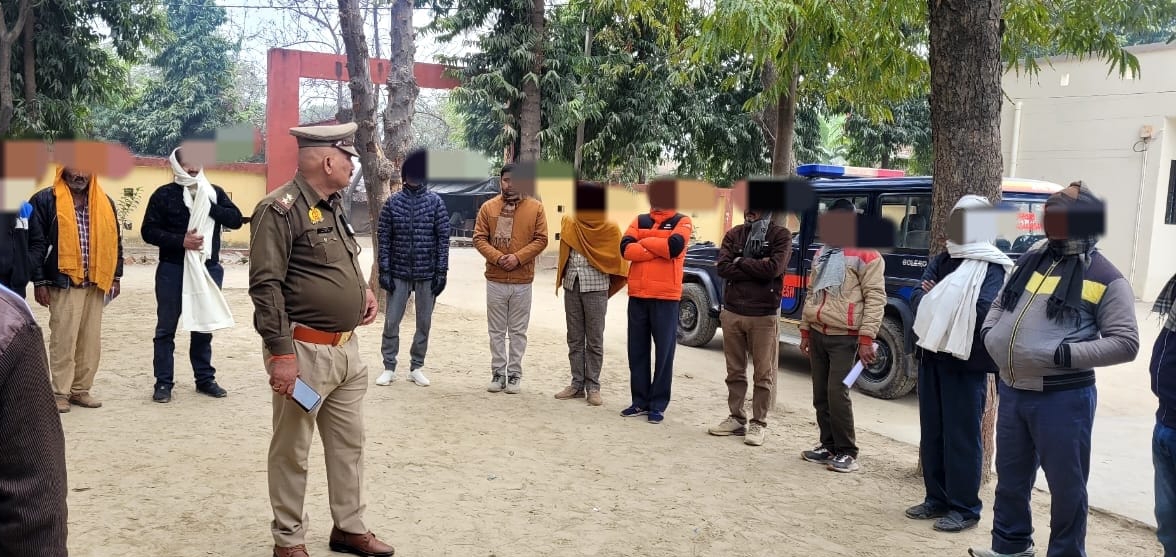 अरवल पुलिस ने क्षेत्र के 26 हिस्ट्रीशीटरों को अपराध से दूर रहने की दी हिदायत