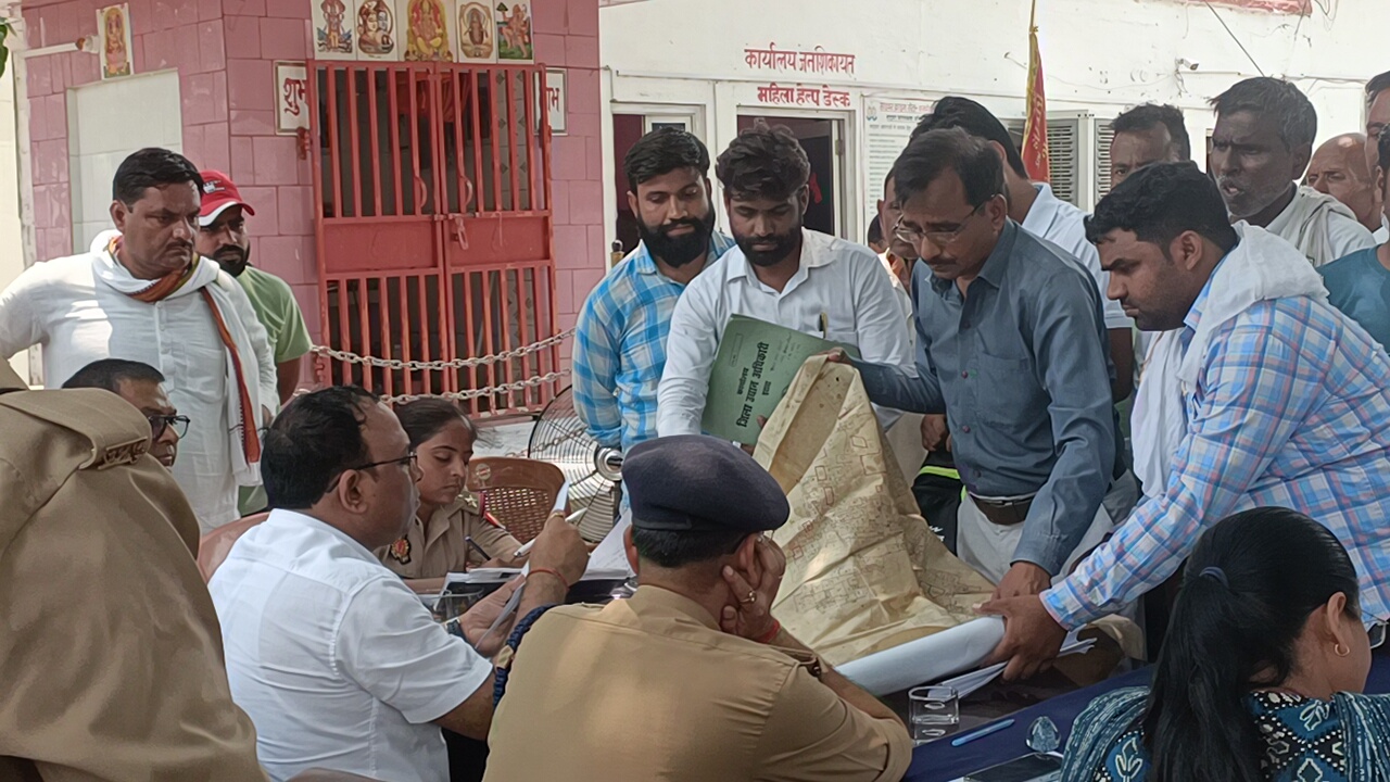 पाली में होलिका दहन एवं इमाम चौक की जमीन में खोदी नींव को एसडीएम और सीओ ने कराया बंद